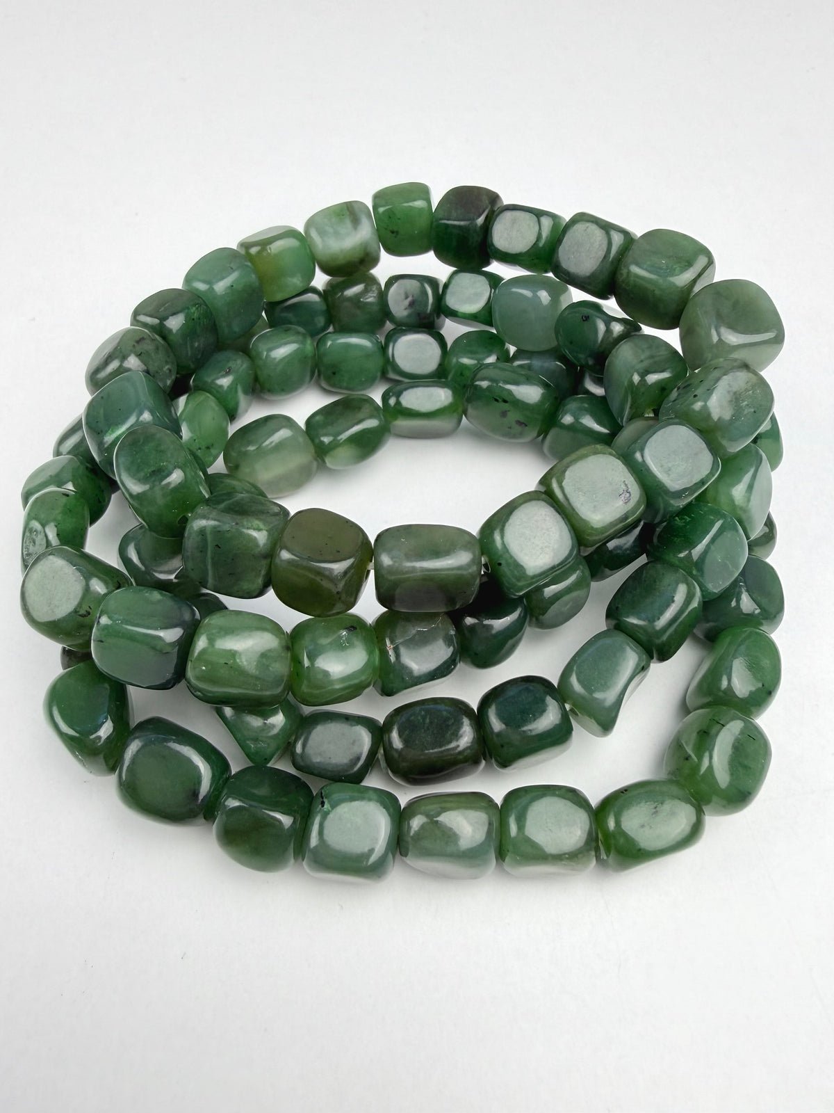 Jade, Nefritt armbånd 8mm+
