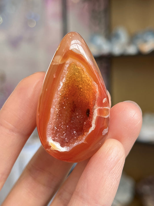Druzy Karneol Egg