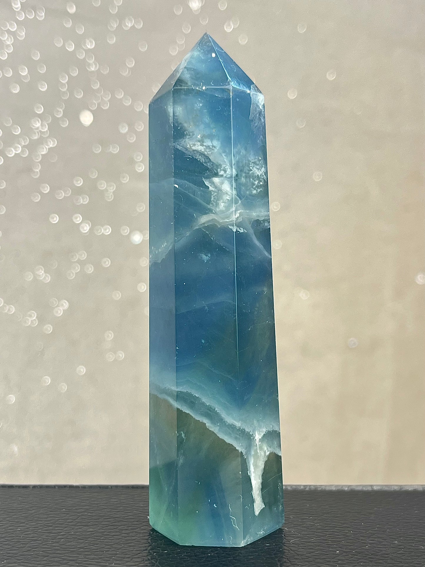 Blågrønn Fluoritt tårn