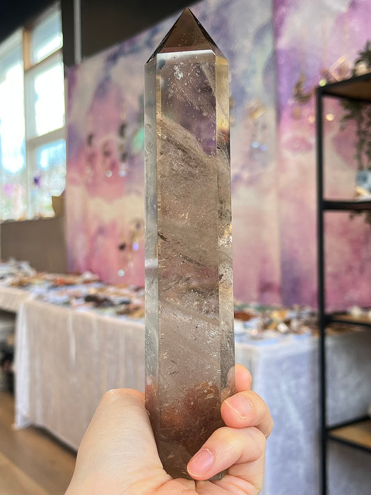Røykkvarts tårn 19.5cm