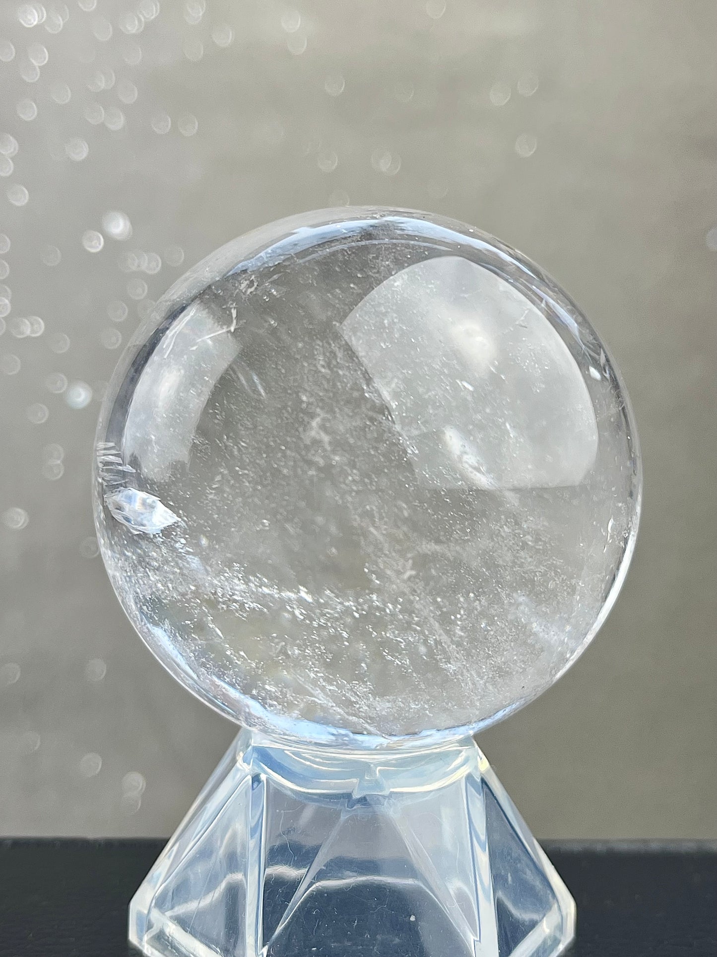 Bergkrystall klarkvarts kule