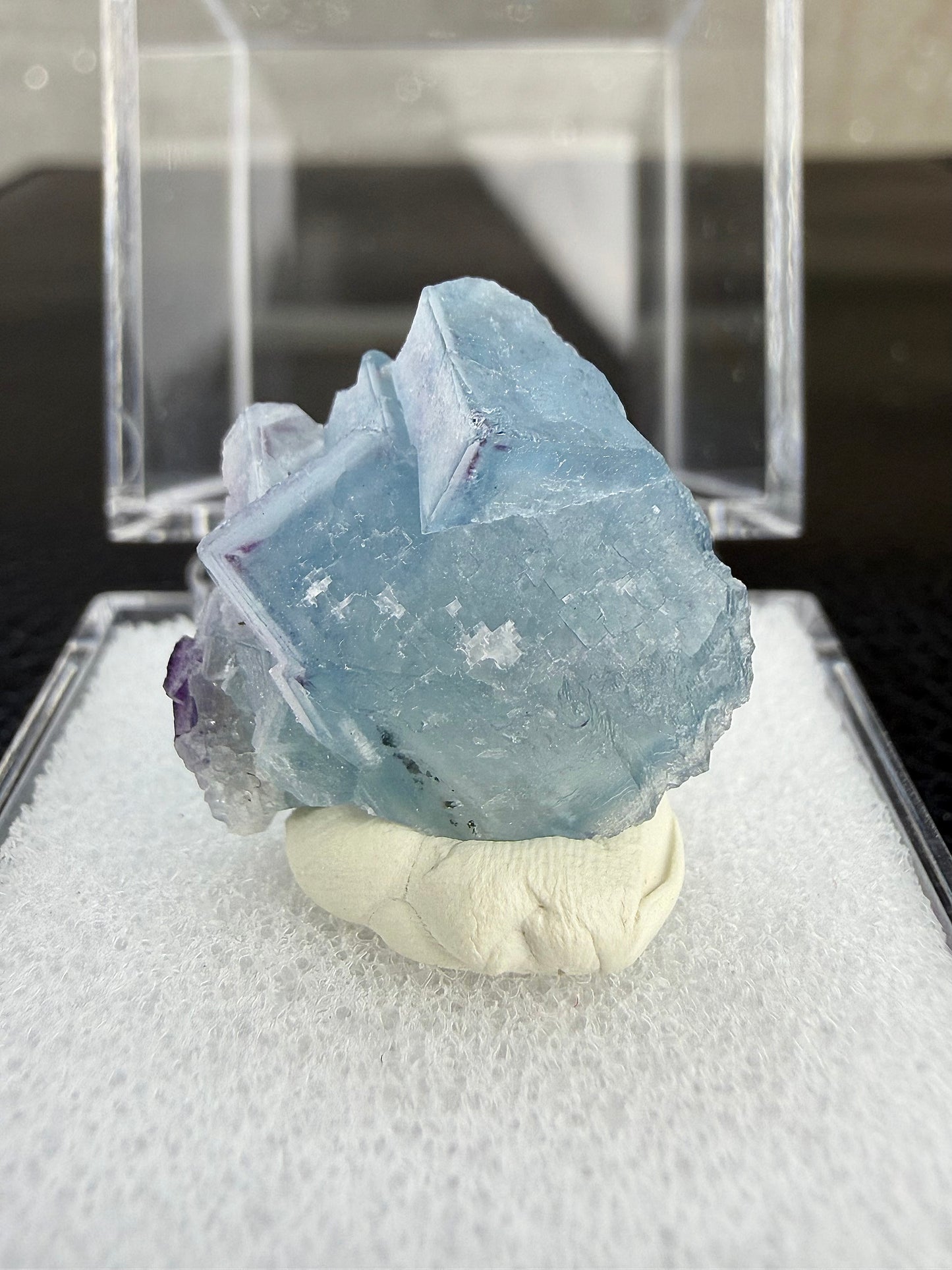 Blue Fluorite with Box