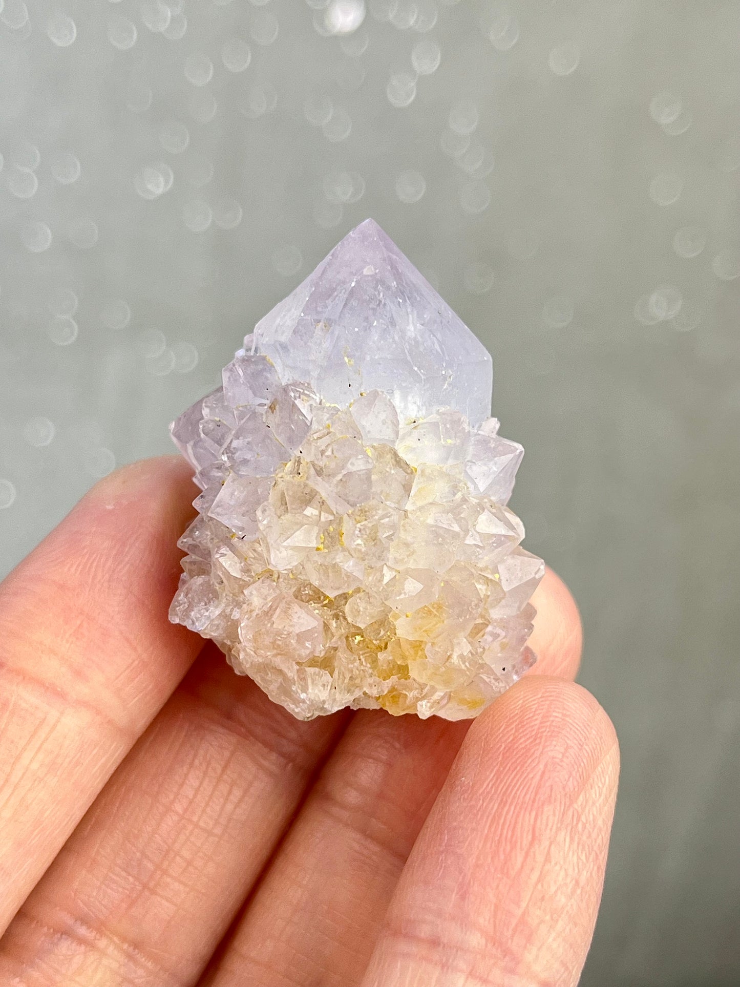 Ametyst kaktuskvarts (spirit quartz)