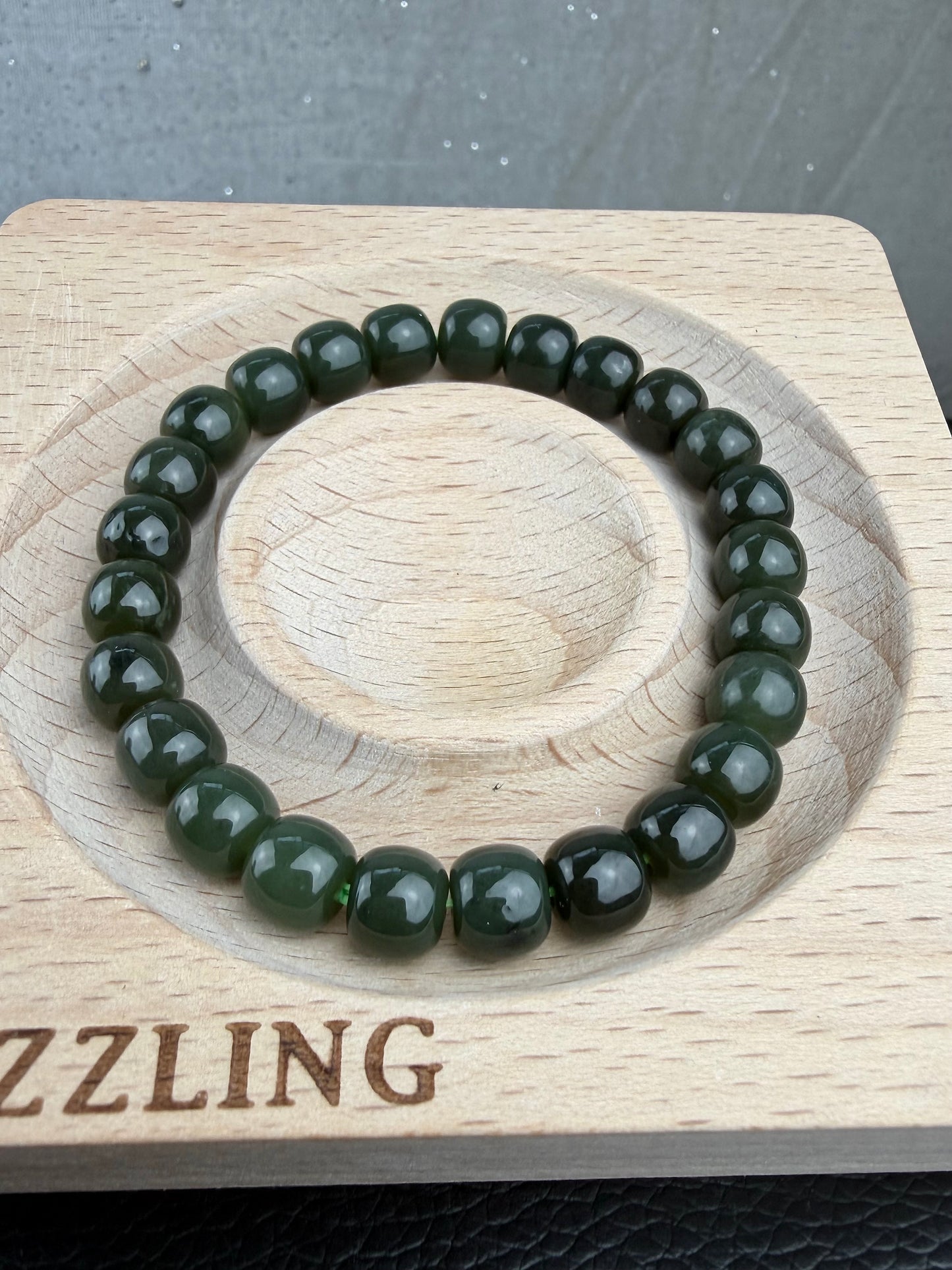 Jade, Nefritt armbånd 7-8mm+