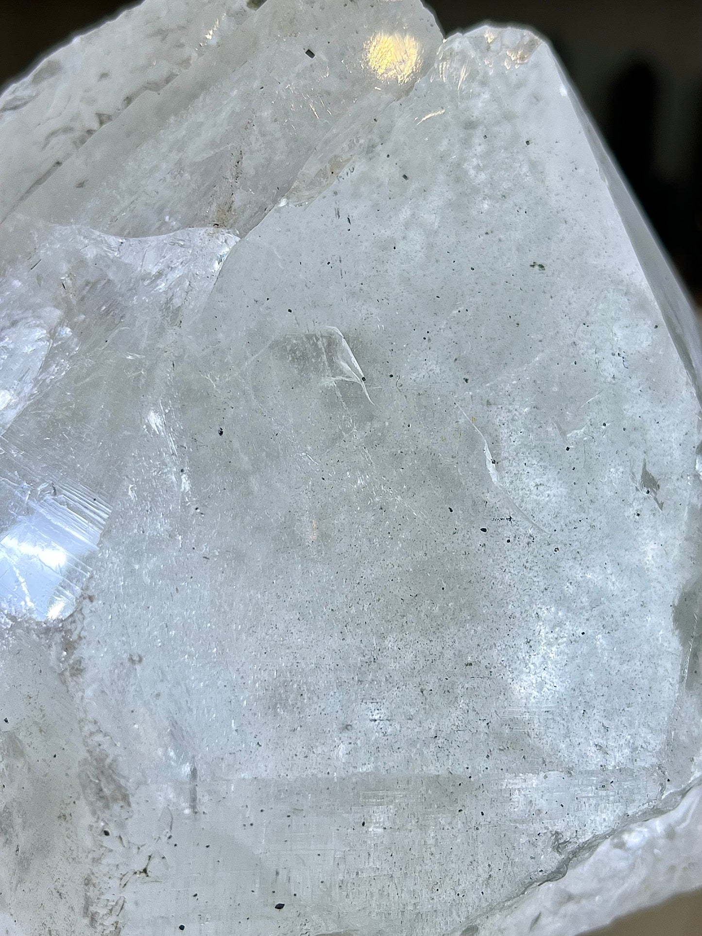 Chlorite in quartz from India (with stand), 1.7kg