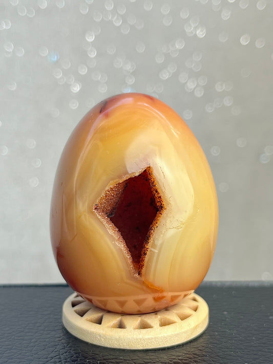 Druzy Karneol Egg