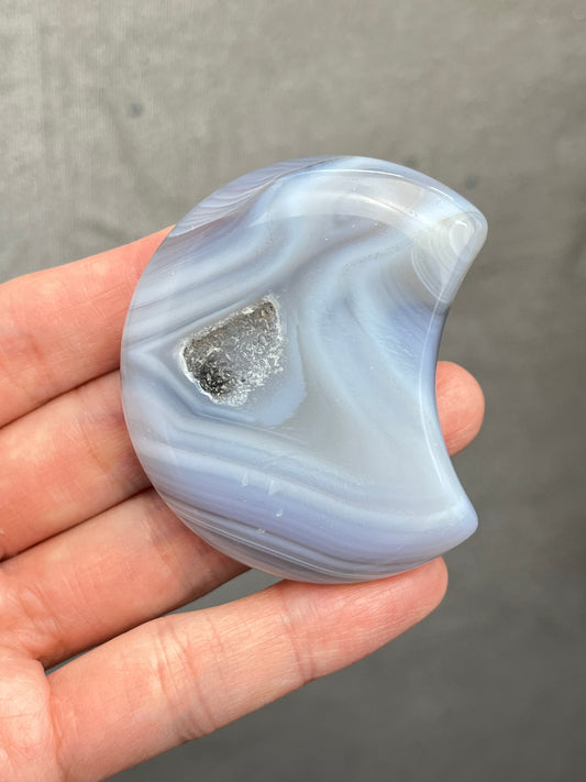 Druzy agat måne B