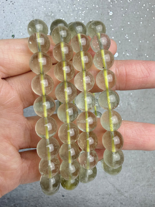 Libyan Desert Glass armbånd 9mm+