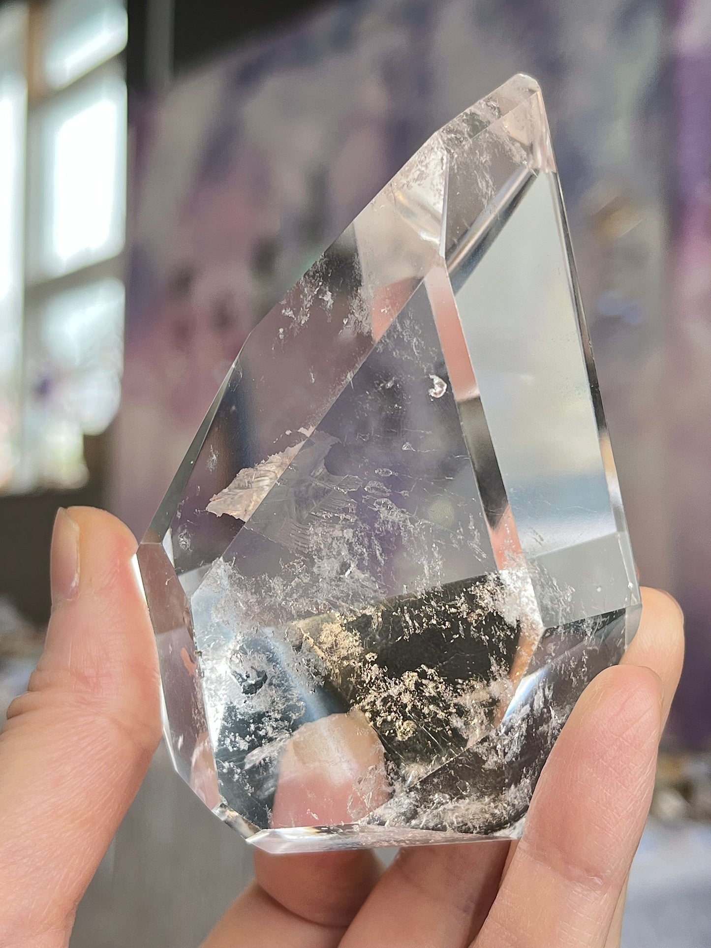 Rock Crystal Clear Quartz Free Form
