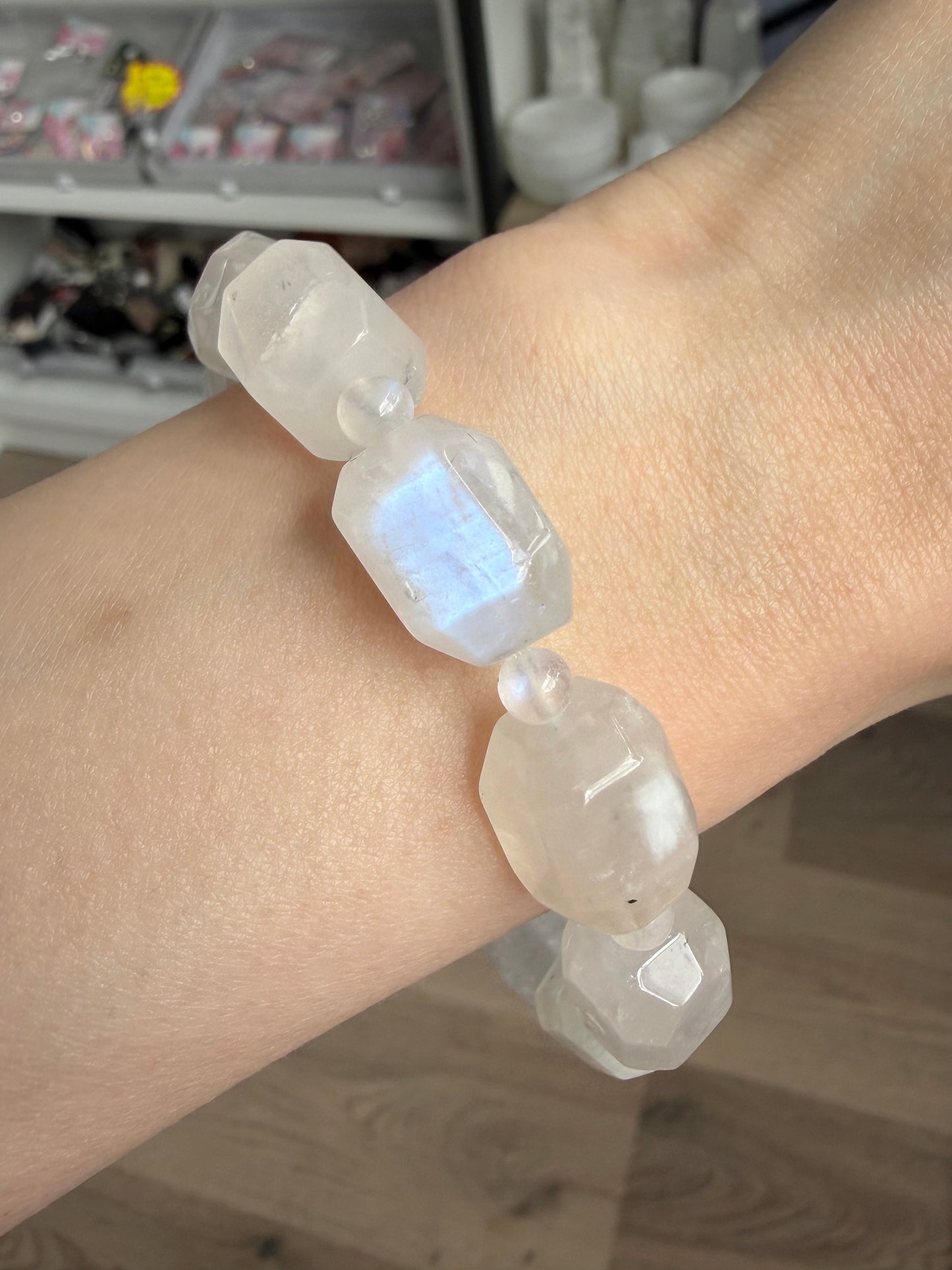 Månestein armbånd 10mm+