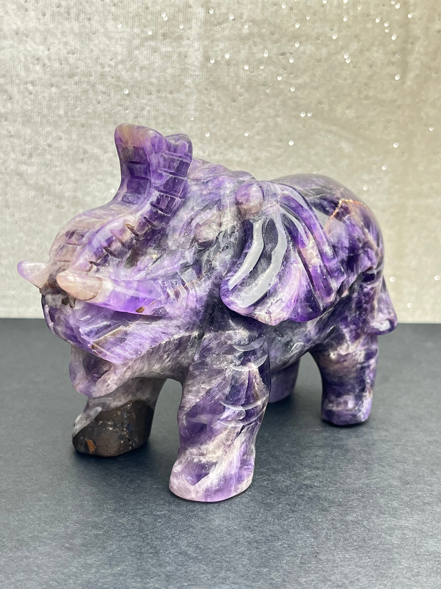 Bånd Ametyst Elefant