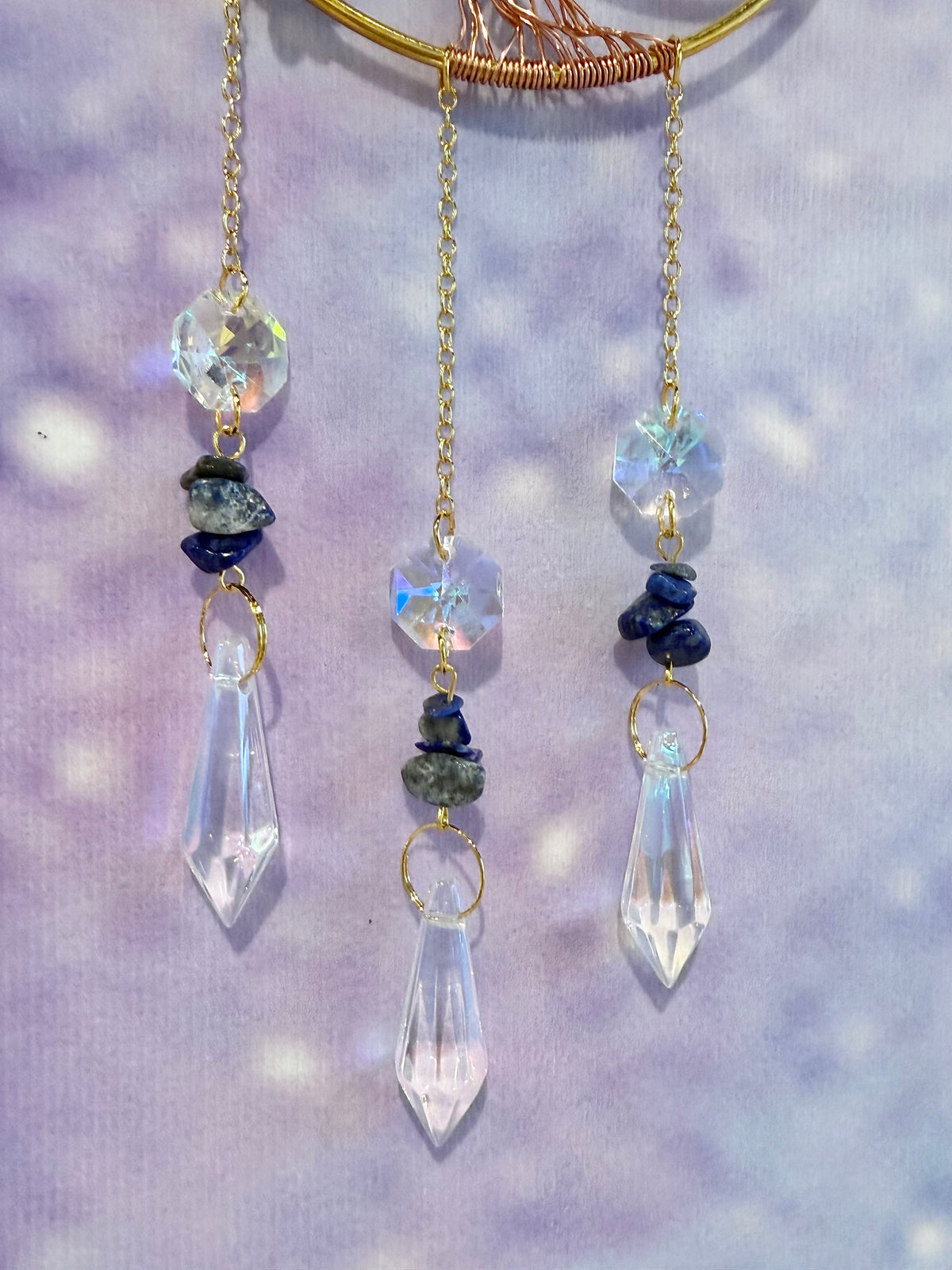 Krystall solfanger, Lapis lazuli