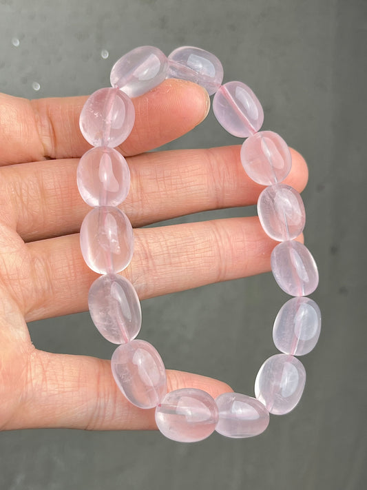 Rosenkvarts armbånd 10mm+