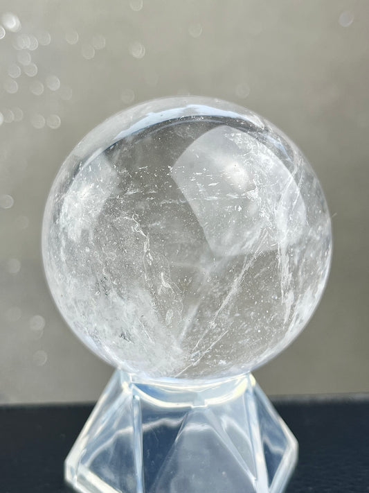 Bergkrystall klarkvarts kule