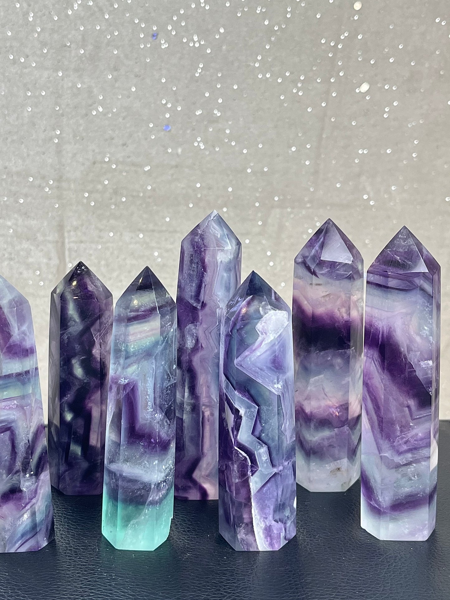 Rainbow Fluorite tower