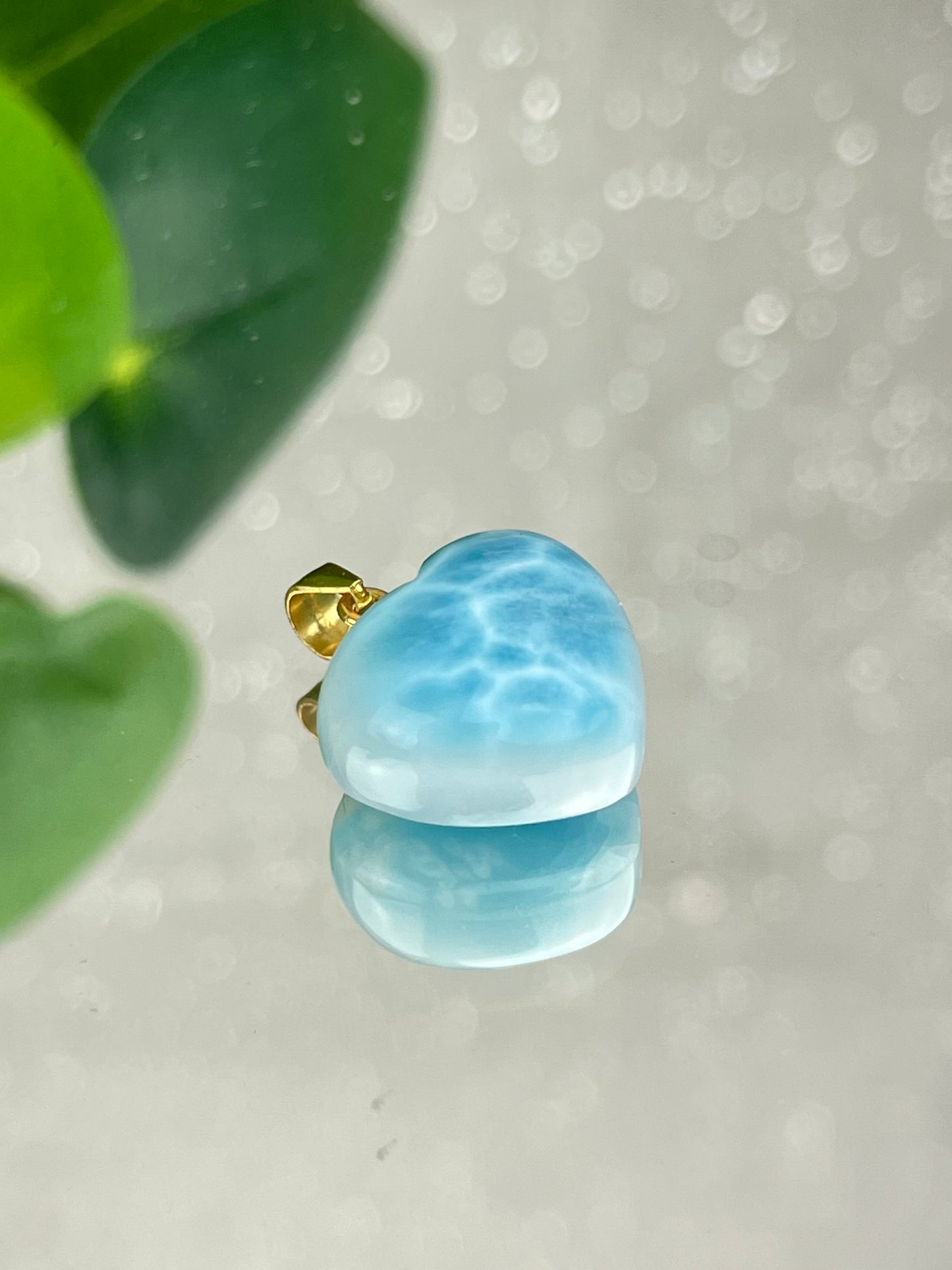 Larimar Anheng i 925 sterling sølv