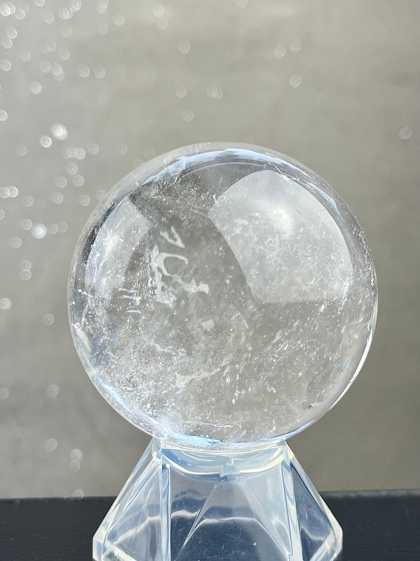 Bergkrystall klarkvarts kule