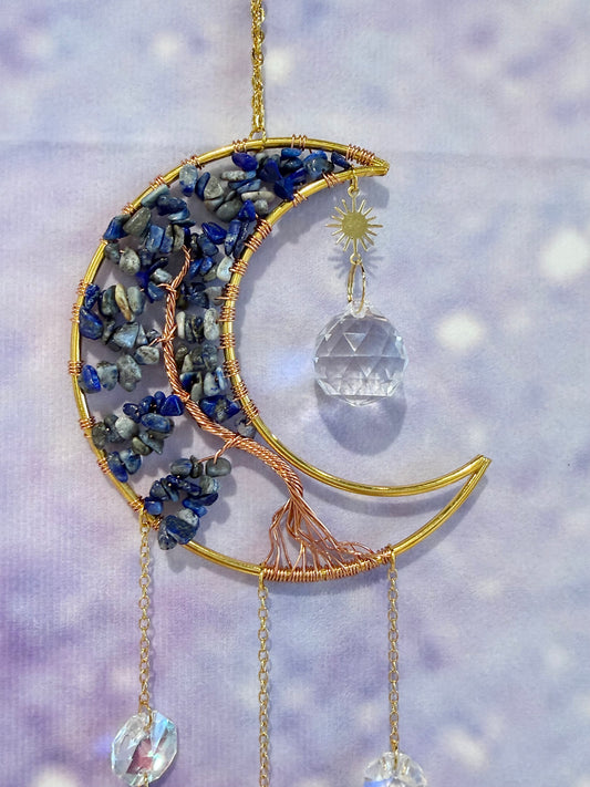 Krystall solfanger, Lapis lazuli