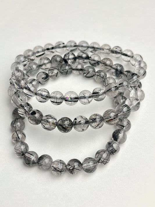 Turmalinkvarts armbånd 7mm+
