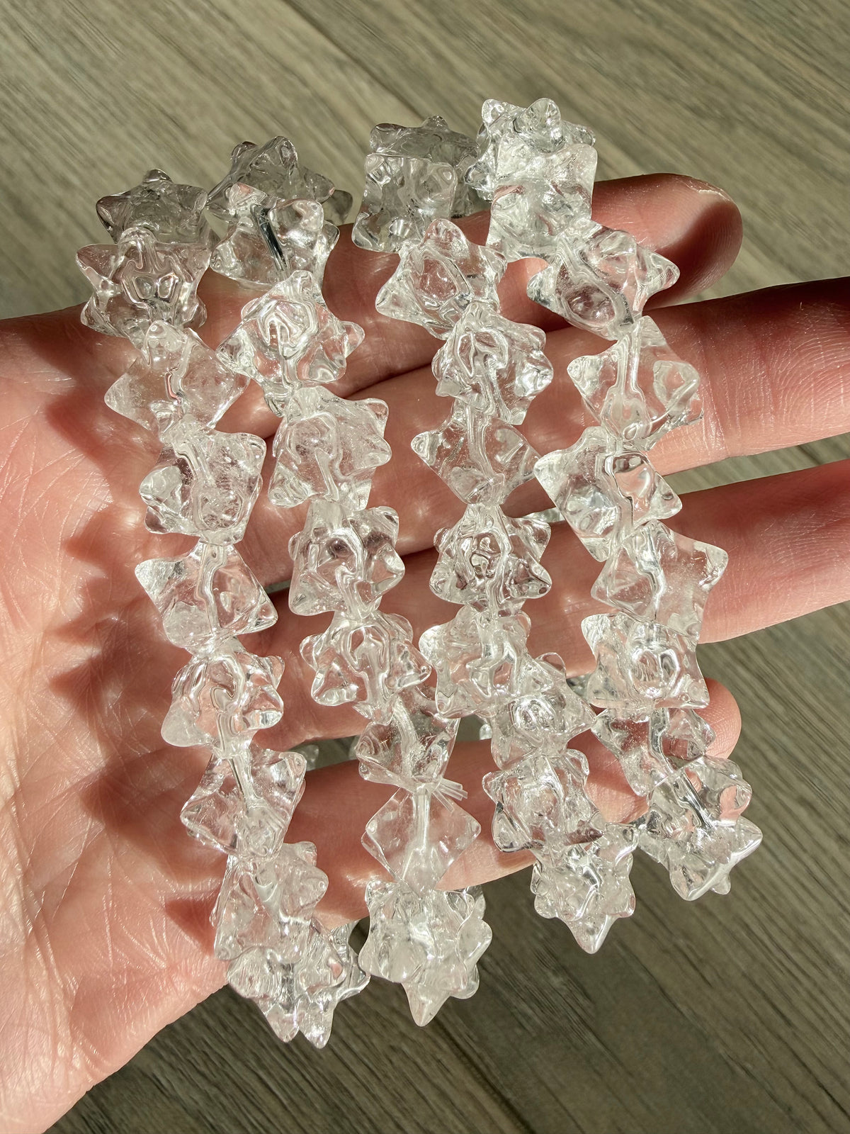 Bergkrystall klarkvarts armbånd 11mm+