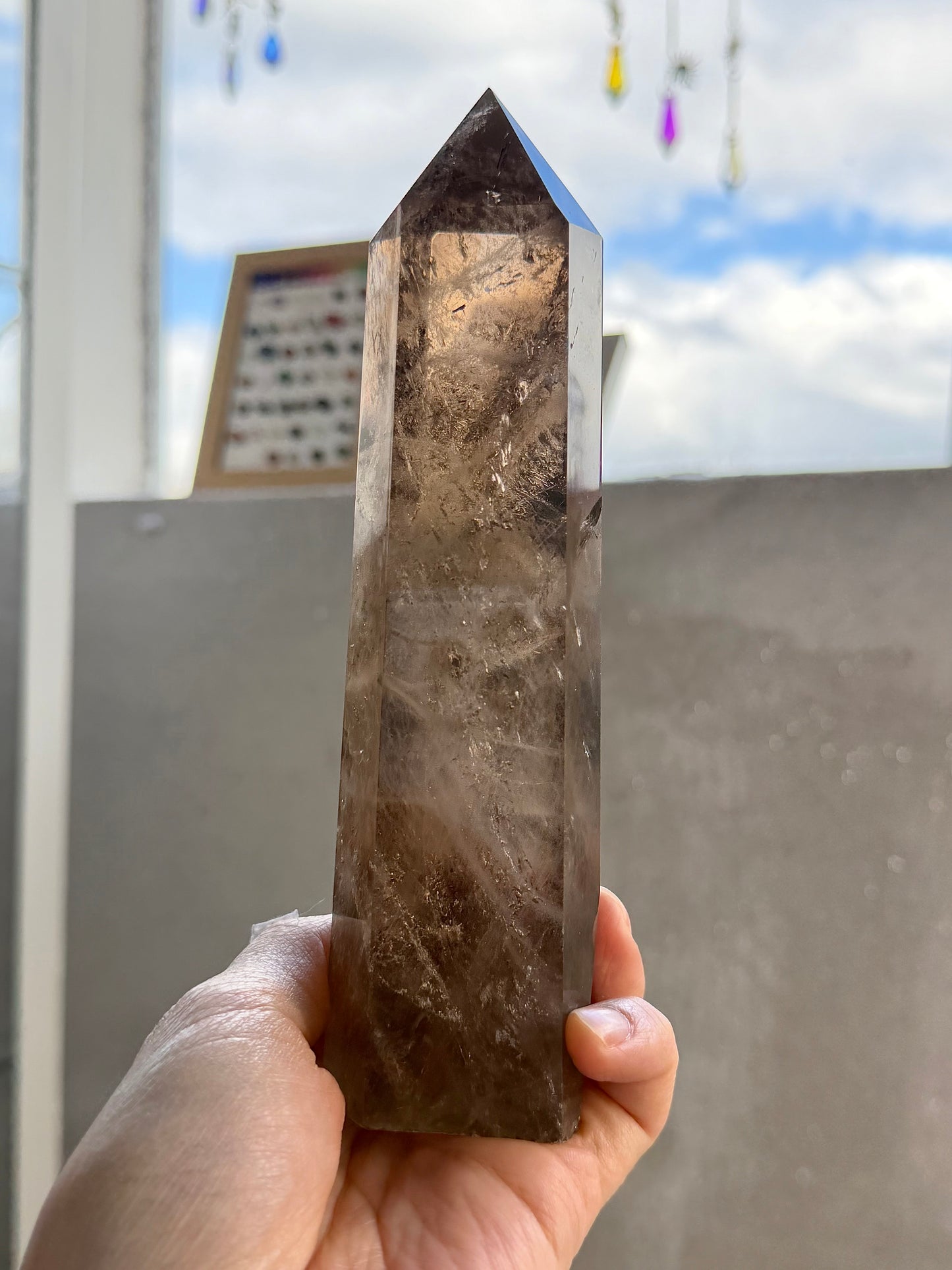 Røykkvarts tårn 17cm