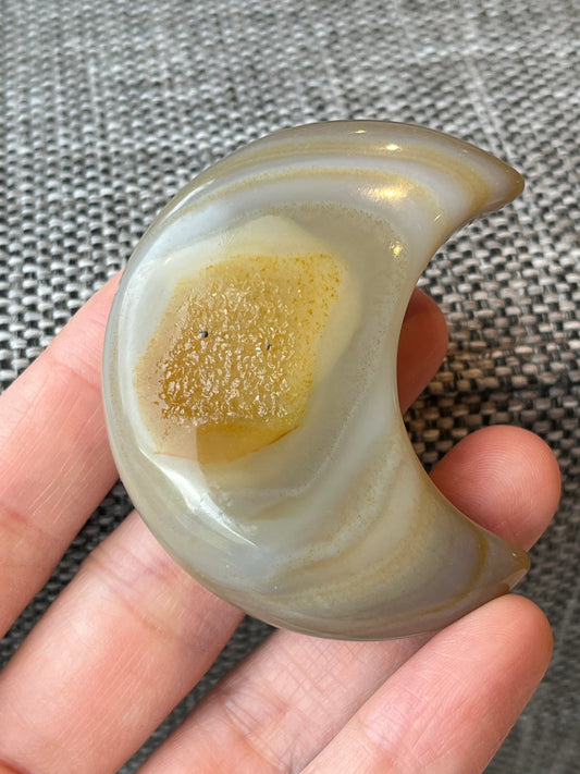 Druzy agat måne A
