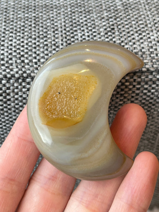 Druzy agat måne A