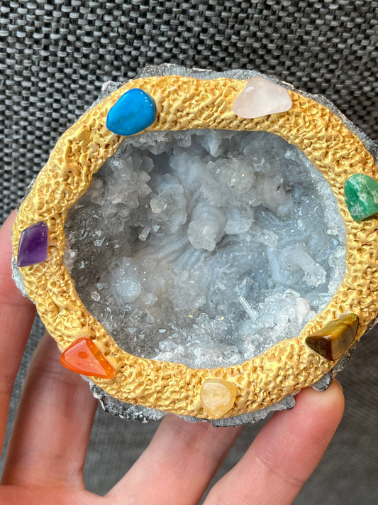 Kvarts geode, Chakra B