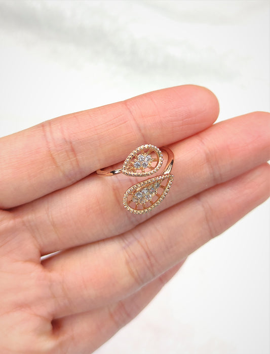 Ring med zirkonia