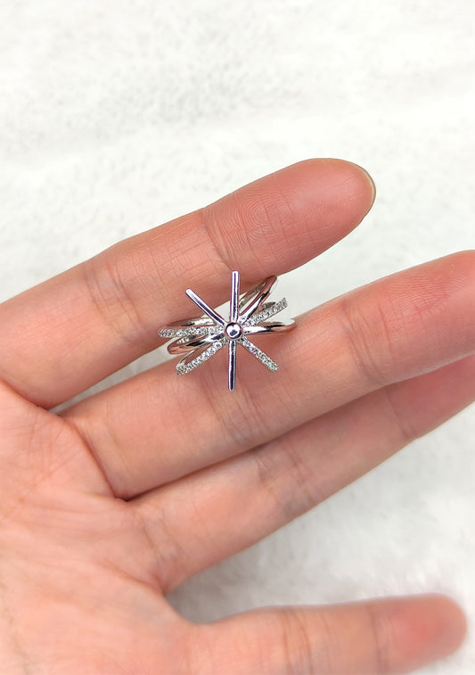 Ring med zirkonia