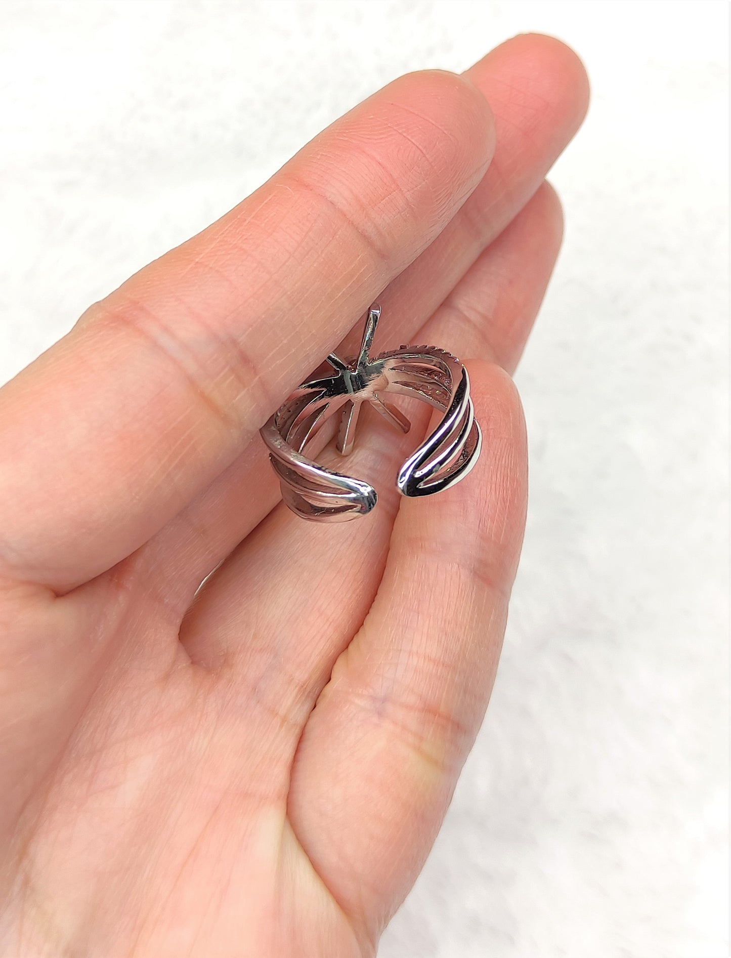 Ring med zirkonia
