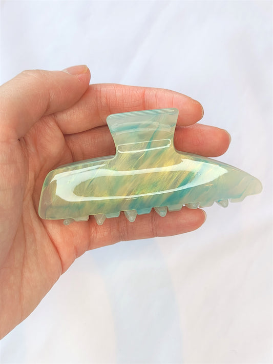 Hårklemme-Lysegrønn